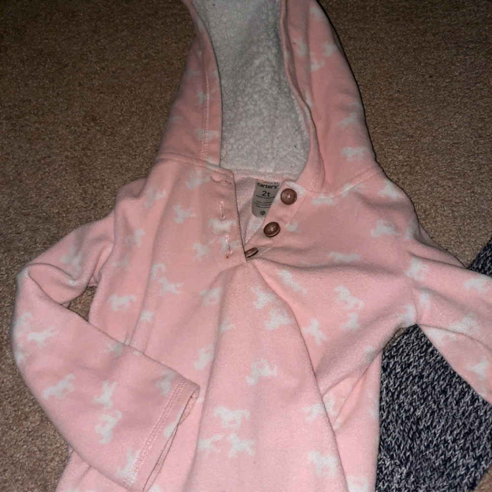 Toddlers pull over hoddie jacket